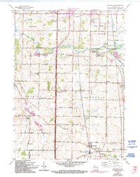 Franksville 1958 topographic map thumbnail