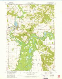 Galesville 1973 topographic map thumbnail