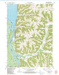 Genoa 1983 topographic map thumbnail