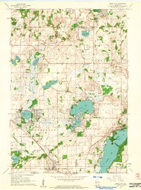 Genoa City 1960 topographic map thumbnail