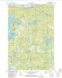 Gordon 1982 topographic map thumbnail