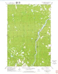 Grandfather Falls 1978 topographic map thumbnail