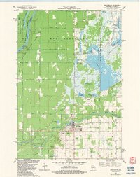 Grantsburg 1982 topographic map thumbnail