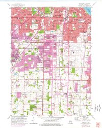 Greendale 1958 topographic map thumbnail