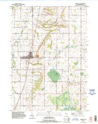 Greenleaf 1992 topographic map thumbnail