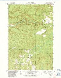 Gurney 1984 topographic map thumbnail