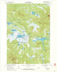 Hatfield SE 1970 topographic map thumbnail
