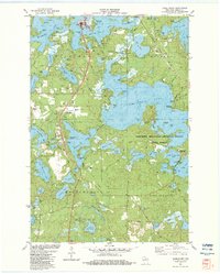 Hazelhurst 1982 topographic map thumbnail