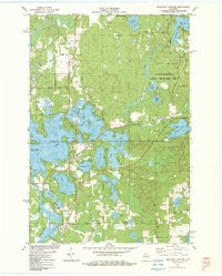 Heafford Junction 1982 topographic map thumbnail