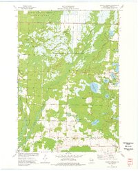 Hickory Corners 1973 topographic map thumbnail