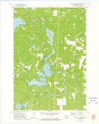 High Falls Reservoir 1972 topographic map thumbnail