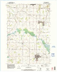 Hilbert 1992 topographic map thumbnail
