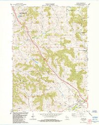 Hixton 1984 topographic map thumbnail