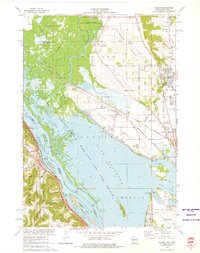 Holmen 1973 topographic map thumbnail