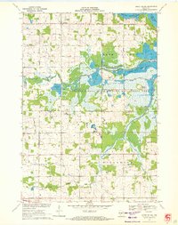 Honey Island 1970 topographic map thumbnail