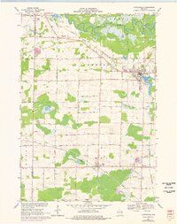 Hortonville 1969 topographic map thumbnail