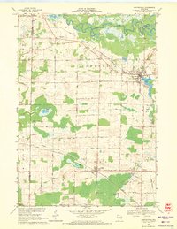 Hortonville 1969 topographic map thumbnail