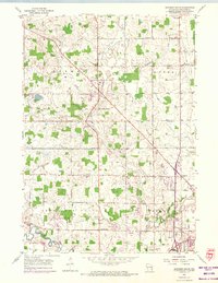 Howards Grove 1954 topographic map preview