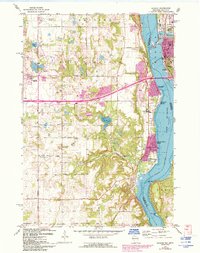 Hudson 1967 topographic map thumbnail