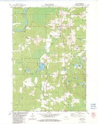 Irma 1982 topographic map thumbnail