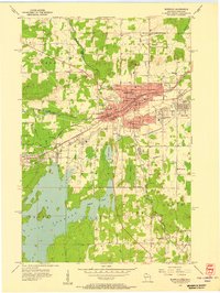 Ironwood 1955 topographic map thumbnail