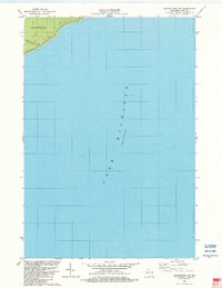 Jacksonport SW 1982 topographic map thumbnail