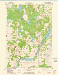 Jim Falls 1975 topographic map thumbnail