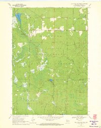 Jump River Fire Tower 1970 topographic map thumbnail