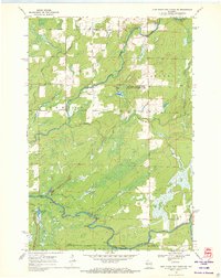 Jump River Fire Tower NE 1970 topographic map thumbnail