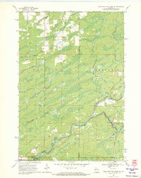 Jump River Fire Tower NW 1970 topographic map thumbnail