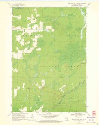 Jump River Fire Tower SW 1970 topographic map thumbnail