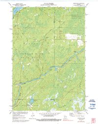Kennan NW 1971 topographic map thumbnail