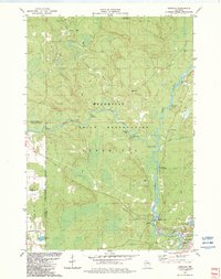 Keshena 1982 topographic map thumbnail