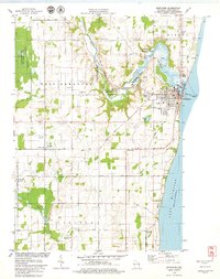 Kewaunee 1978 topographic map thumbnail
