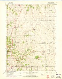 Kieler 1961 topographic map thumbnail