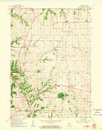 Kieler 1961 topographic map thumbnail