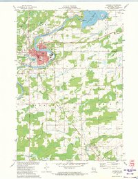 Ladysmith 1971 topographic map thumbnail