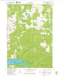 Lake Eau Claire East 1979 topographic map thumbnail
