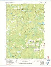 Lake Gordon 1972 topographic map thumbnail
