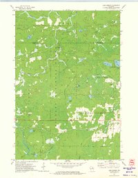 Lake Gordon 1972 topographic map thumbnail