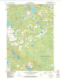 Lake Julia 1982 topographic map thumbnail