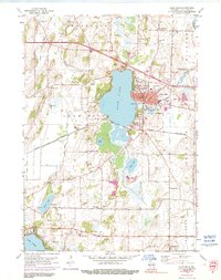 Lake Mills 1959 topographic map thumbnail