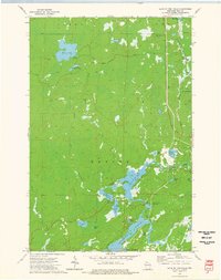 Lake of The Falls 1973 topographic map thumbnail