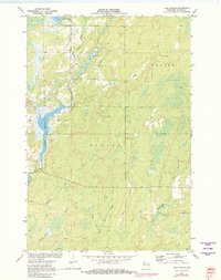Lake Winter 1971 topographic map thumbnail
