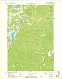 Lake Winter 1971 topographic map thumbnail