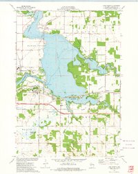Lake Wissota 1972 topographic map thumbnail