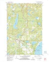 Land O'Lakes 1982 topographic map thumbnail