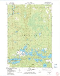 Legend Lake 1982 topographic map thumbnail