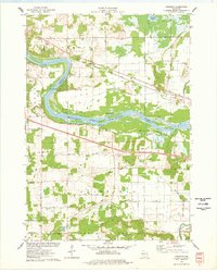 Lewiston 1975 topographic map thumbnail