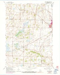 Lima Center 1960 topographic map thumbnail